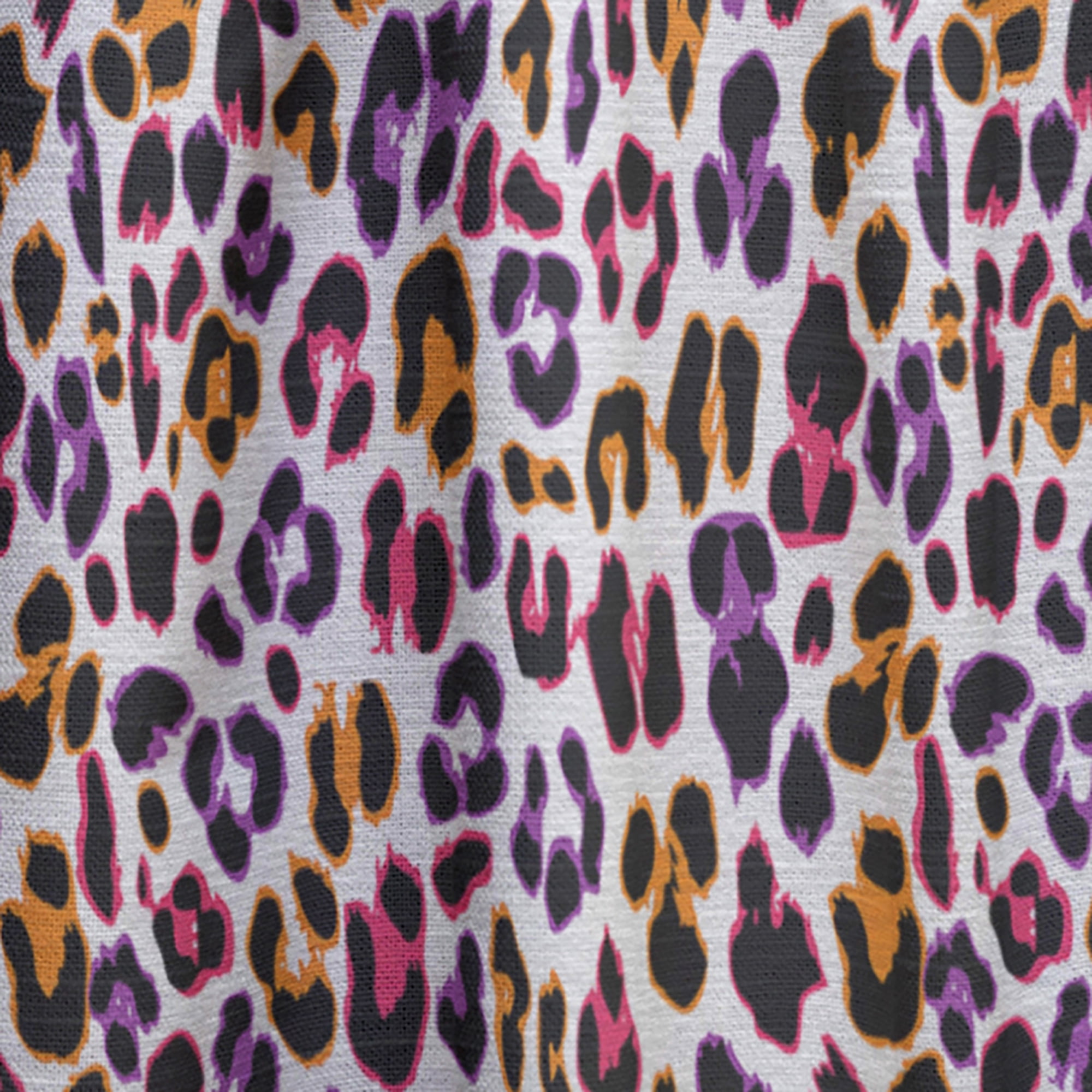 Designart 'Leopard Fur Safari Pattern VII' Mid-Century Modern Curtain Panel