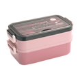 thumbnail image 1 of Popular! Sealed Lunch Box With 2 Compartments And Cutlery, Perfect For Meals At Work And Traveling, Microwave And Dishwasher SafeClearance, 1 of 2