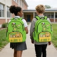 thumbnail image 2 of Yspwyqan Backpack Set for Kids Boys, Baseball Dinosaur 4Pcs Backpack Set with Lunch Box Pencil Case, Animal Bus Lightweight Adjustable Straps Daypack for School Travel, 2 of 7