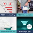thumbnail image 3 of Hiccapop Portable Baby Wipe Warmer and Wet Wipes Dispenser with 2 Charging Bases and Changing Light, 3 of 6