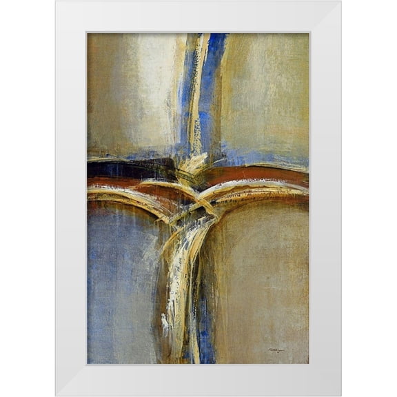 Holsinger, Joel 11x14 White Modern Wood Framed Museum Art Print Titled - Agua Viva