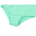 thumbnail image 5 of Serdomi Girls One Piece Swimsuit Trendy Purple Mint Rib Knit Color Block Side-Cutout Bathing Suit for Little & Big Kids Size 10, 5 of 8