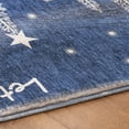 thumbnail image 5 of Addison Rugs Dream Shag Premium Machine Washable Transitional Snow Scene Blue Rectangle Rug, 9' x 12', 5 of 8