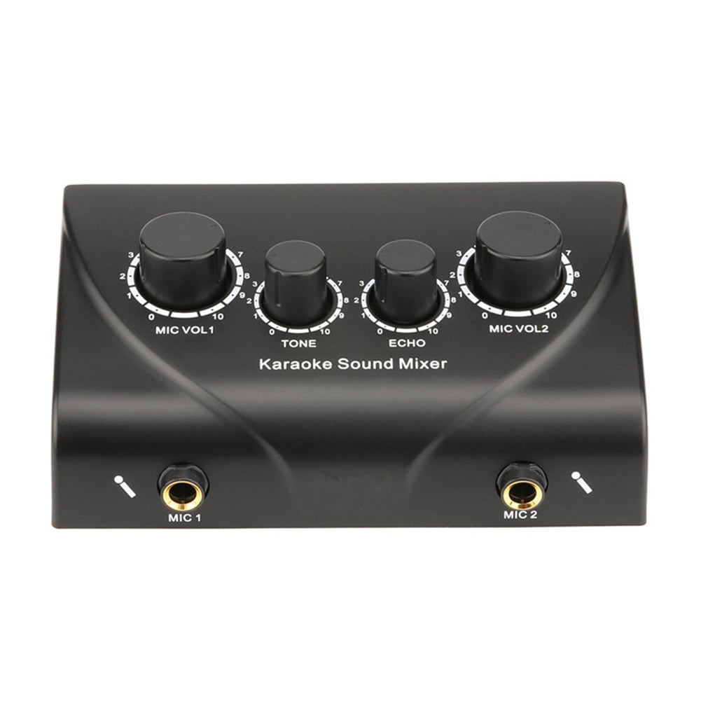 Pro Portable Mini Digital Audio Sound Karaoke Echo Mixer System Machine