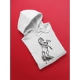 thumbnail image 3 of Horse Design Hoodie Men -Image by Shutterstock, Male 3X-Large, 3 of 4