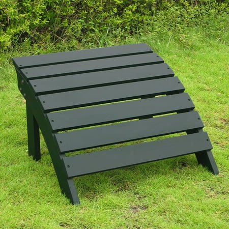 International Concepts Midnight Black Adirondack Ottoman