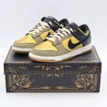 thumbnail image 1 of FQ8148-010 Nike Dunk Low Dia De Muertos Black Khaki Metallic Gold Sail (Women's), 1 of 6