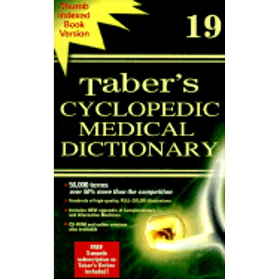 Pre-Owned Taber's Cyclopedic Medical Dictionary: Thumb-Indexed Edition Paperback