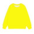 thumbnail image 4 of GigrtiJin Girls Plus Size Sweatshirt Long Sleeve Crewneck Solid Color Pullover Top Fashion Cute Loose Blouse, 4 of 7
