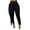 Black, variant on Bigersell Women Pants Full Length Women Fashion Clothes Tight High Waist Fringed Bandage Pants Solid Color Knitted Tassel Pants Ladies Wide Leg Overall Jeans
