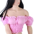 thumbnail image 1 of justharion 1 Set 1/6 Action Figure Exquisite Realistic Creative Shirt Unique Design DIY Accessory Detachable Costume for 12inch Figure rose red, 1 of 5