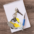 thumbnail image 6 of Hzzsbu Plush Keychain, Fluffy Stuffed Animal Keyring for Backpack & Bag Decoration, 6 of 7