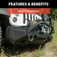 thumbnail image 6 of ARIES 2082050 TrailChaser Black Steel Front Bumper with Brush Guard and Winch Mount, Select Jeep Wrangler JK, 6 of 6
