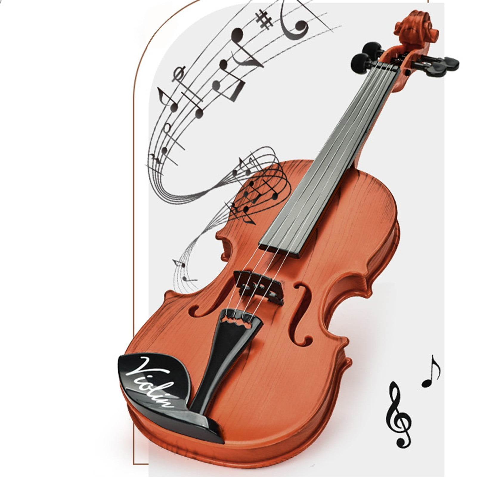 A Children'S First Violin Toy, Functional Mini Instrument For