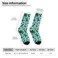 thumbnail image 2 of KLL Pineapple Sea Turtle Print Cool Socks Men's Women's Crew Socks Funny Crazy Novelty Stockings, 2 of 6