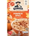 thumbnail image 3 of Quaker Pumpkin Spice Instant Oatmeal, 1.51 oz Packets, 8 Count, 3 of 8