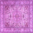 thumbnail image 1 of Ahgly Company Indoor Square Persian Purple Traditional Area Rugs, 3' Square, 1 of 4