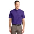 thumbnail image 1 of Port Authority Men's Port Authority Short Sleeve Easy M Purple/Light Stone, 1 of 1