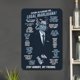thumbnail image 2 of Placa Metal Vintage para Hombre Pintura Hierro Rectangular Arte Pared Del 20x30cm, 2 of 9