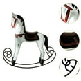 thumbnail image 6 of Wooden Horse Figurine Rocking Horse Statue Desk Figure Ornament Smooth Surface Home Decor for Kids Birthday Gift Party, 6 of 9