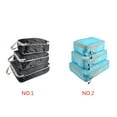 thumbnail image 2 of 3 Pieces Packing Cubes Set Travel Luggage Packing Organizer Travel Compression Suitcase Bags - Black, 2 of 9