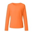 thumbnail image 4 of Girls Long Sleeve Athletic Shirts - Active Sports Casual Tees Crew Neck Running Workout Tops with Thumb Holes, 4 of 4