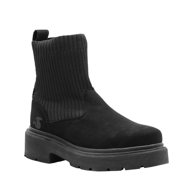 Botín Invierno Para Mujer Shadow® Textil 22-26 Color Negro negro 23