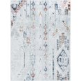 thumbnail image 2 of Unique Loom Kamala Washable Collection Area Rug - Lotus (9' x 12' Rectangle Ivory Gray/Rust Red), 2 of 9