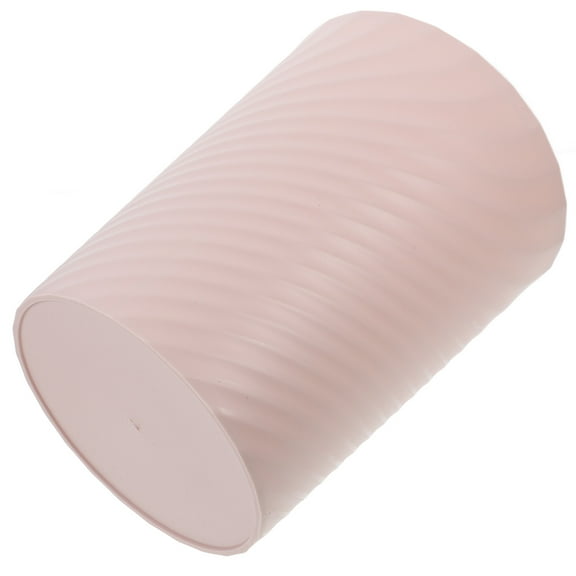 BESTOYARD Multipurpose Plastic Trash Can for Bathroom Office and Bedroom Pink Bin