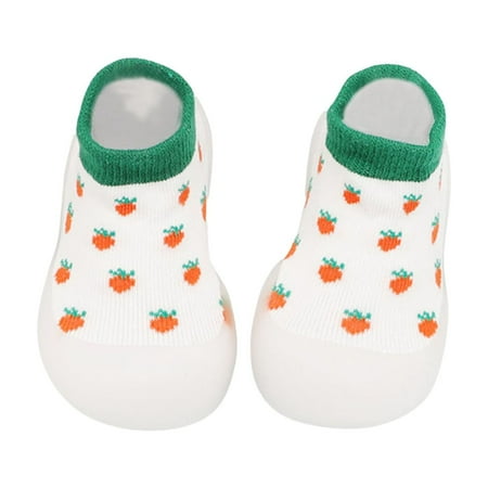 Kids  Socks Shoes Adorable Cactus Cartoon Baby Toddler Shoes Breathable Knit Sock Sneakers
