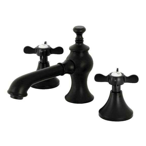 Kingston Brass KC7060BEX Essex 8 in. Widespread Bathroom Faucet, Matte Black