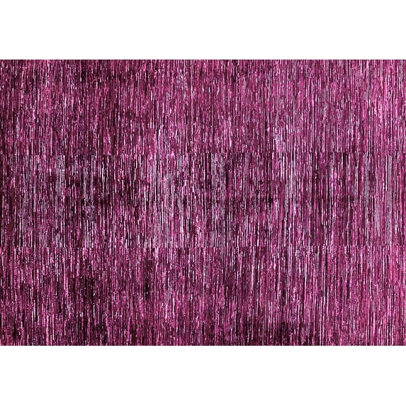 Ahgly Company Indoor Rectangle Abstract Pink Modern Area Rugs, 4' x 6'