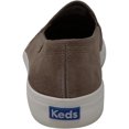thumbnail image 3 of Keds Women's Double Decker Suede Taupe Ankle-High Slip-On Shoes - 9M, 3 of 5
