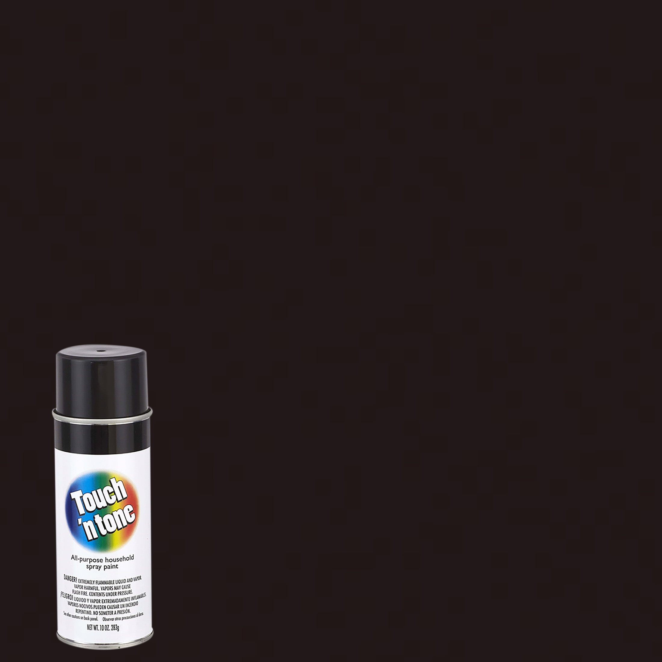 Black, RustOleum Touch 'N Tone Gloss Spray Paint55276830, 10 oz