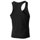thumbnail image 3 of Camiseta sin mangas de cuello redondo para hombre, de color liso, sin mangas, a rayas, de punto, para fitness, deportiva, ajustada, con espalda cruzada, básica, informal, para hombre, 3 of 4