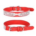 thumbnail image 6 of Mumup Dog Collar for Female Dogs, Diamond Puppy Collar with Bow， Rhinestone Crystal Jeweled Bling Cat Collar for Xs Small Medium Breed Pet Kitten, 6 of 7