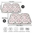 thumbnail image 3 of Fotbe Rabbit And Carrot Car Windshield Sunshade | Sun Visor Protector Front Window Shade, Keeps Out UV Rays, Keeps Your Vehicle Cool-Medium, 3 of 7
