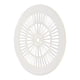 thumbnail image 1 of Tapete Atrapapelo Coflex Pvc Transparente 10 Cm (4"), 1 of 3