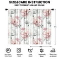 thumbnail image 2 of Blackout Kids Curtains,Pioneer Flower Floral Print Pattern Childrens Insulated Curtains Set Of 2,Bedroom Essentials,Toddler Room Decor 52"x84", 2 of 5