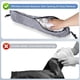 thumbnail image 2 of Almohada de viaje de felpa Advancent azul, 2 of 6