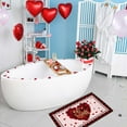 thumbnail image 6 of ToyKingdee Valentine's Day Kitchen Rugs Non-Slip Absorbent Home Kitchen Rugs And Door Mats Love Heart Decorative Kitchen Floor Mat, 6 of 7