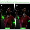 thumbnail image 6 of LNGOOR LED Reflective Straps Armband USB Rechargeable Wristband LED Safety Light Running Gear Reflective Straps Tape Bracelets for Women Men Arm/Wrist/Ankle/Leg Running, Cycling, Walking, 6 of 8