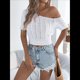 thumbnail image 4 of Tops de Verano para Mujer, Suéteres de Crochet, Ropa de Resort, Tops de Punto Calados de Corta, Pareo de Playa 2025 XL, 4 of 10