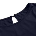 thumbnail image 6 of Rompers for Women Sexy Casual Short Jumpsuit for Women Keyhole Back Short Sleeve Jumpsuits and Rompers Lounge Shorts, 6 of 7