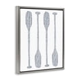 thumbnail image 4 of Stupell Industries Minimal Boat Oars Coastal Painting Gray Floater Framed Canvas Art Print Wall Art, 17 x 21, 4 of 10