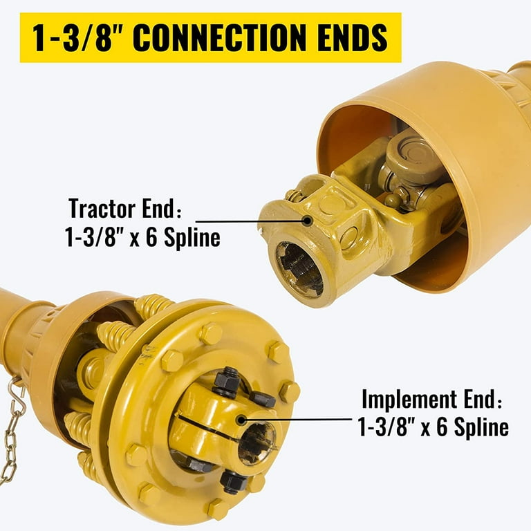 VEVOR PTO Shaft, 1-3/8