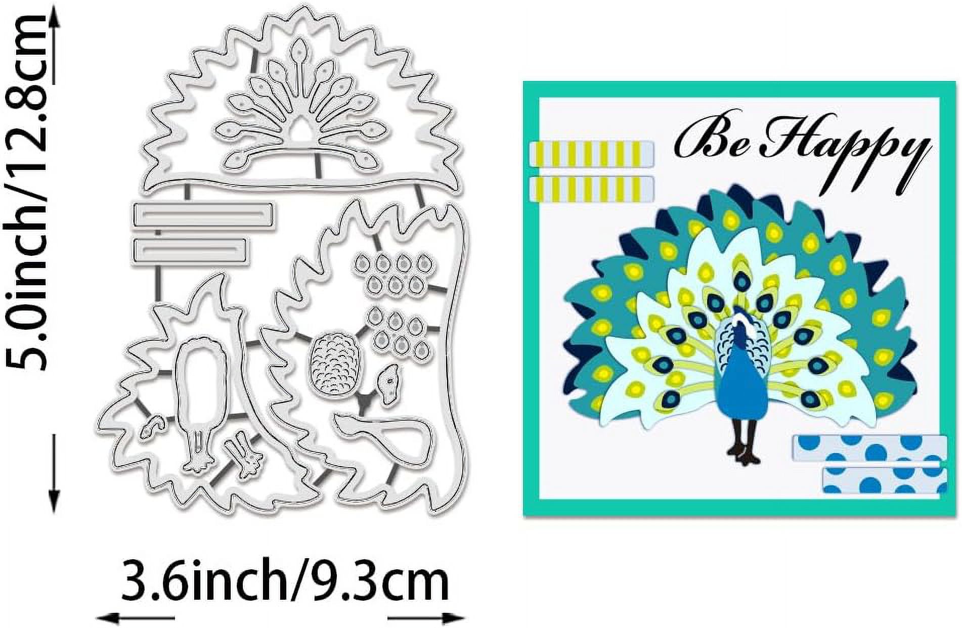 ZbFwmx Metal Die Cuts Bird Cut Dies Birthday And Flower Cut...