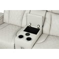 thumbnail image 6 of Fortuner Modern 2PC Livingroom Set Made with faux leather & Wood in Beige, 6 of 15