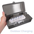 thumbnail image 3 of FUEENIRVA 2Pcs Watertight Storage Box Electrical Enclosure For Street Side Parking Area, 3 of 7