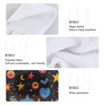 thumbnail image 2 of Yayeee Kitchen Hanging Hand Towels Set of 2 with Loop Bathroom Absorbent Tie Towel, Moon Pattern, 2 of 7